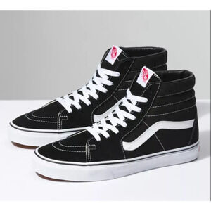 Vans Sk8-Hi black Mid Top Shoes Womens 6.5